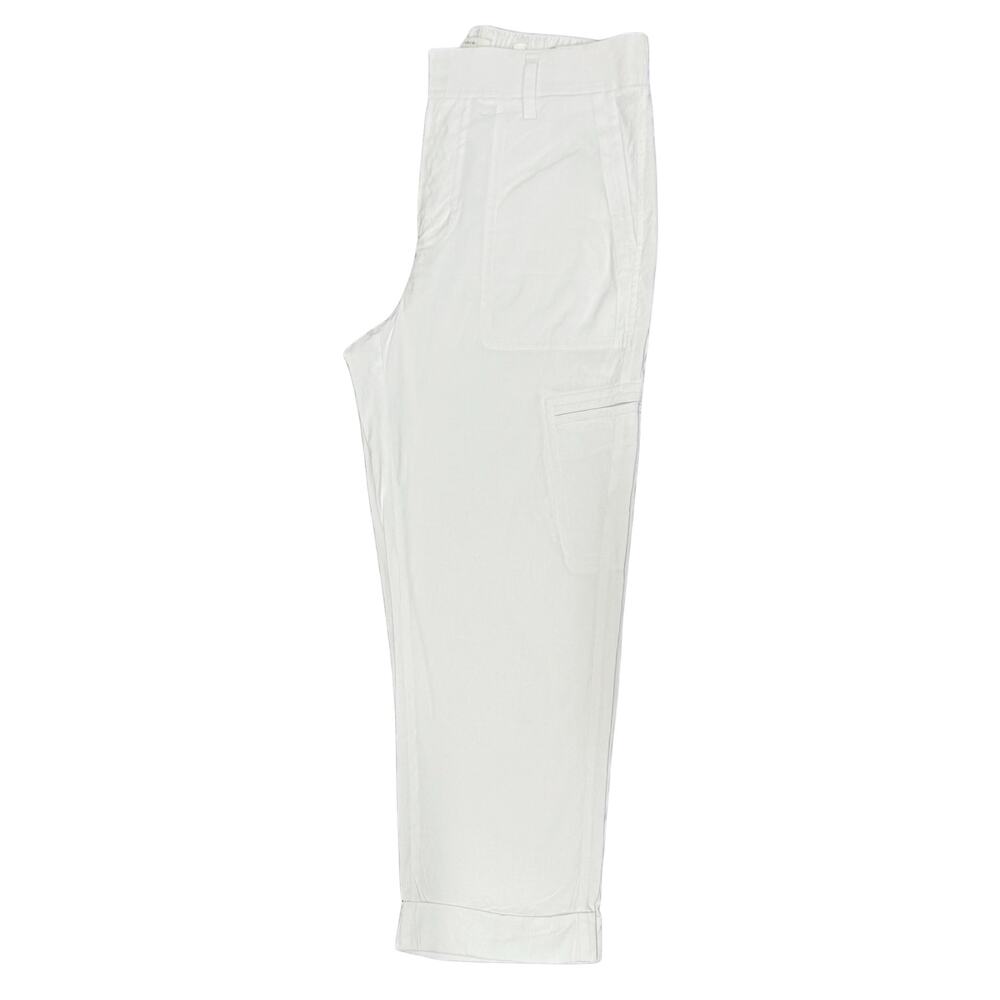 VINCE. LINEN MIX WHITE WOMAN'S PANTS SIZE L